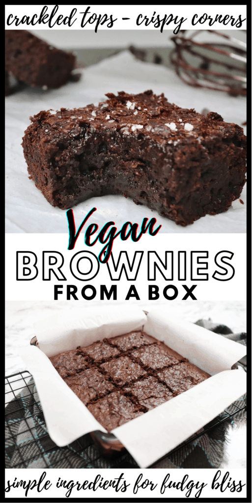 Rejse foragte Maori Vegan Brownies from Box Mix • Cooking on Caffeine