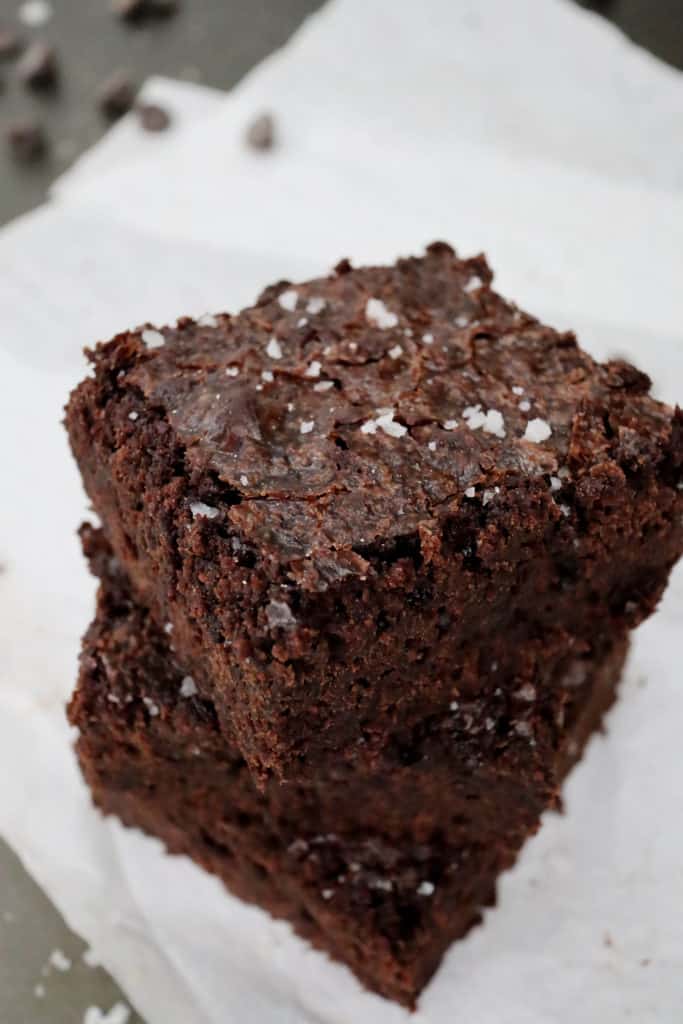 Brownies from Box Mix Cooking on Caffeine